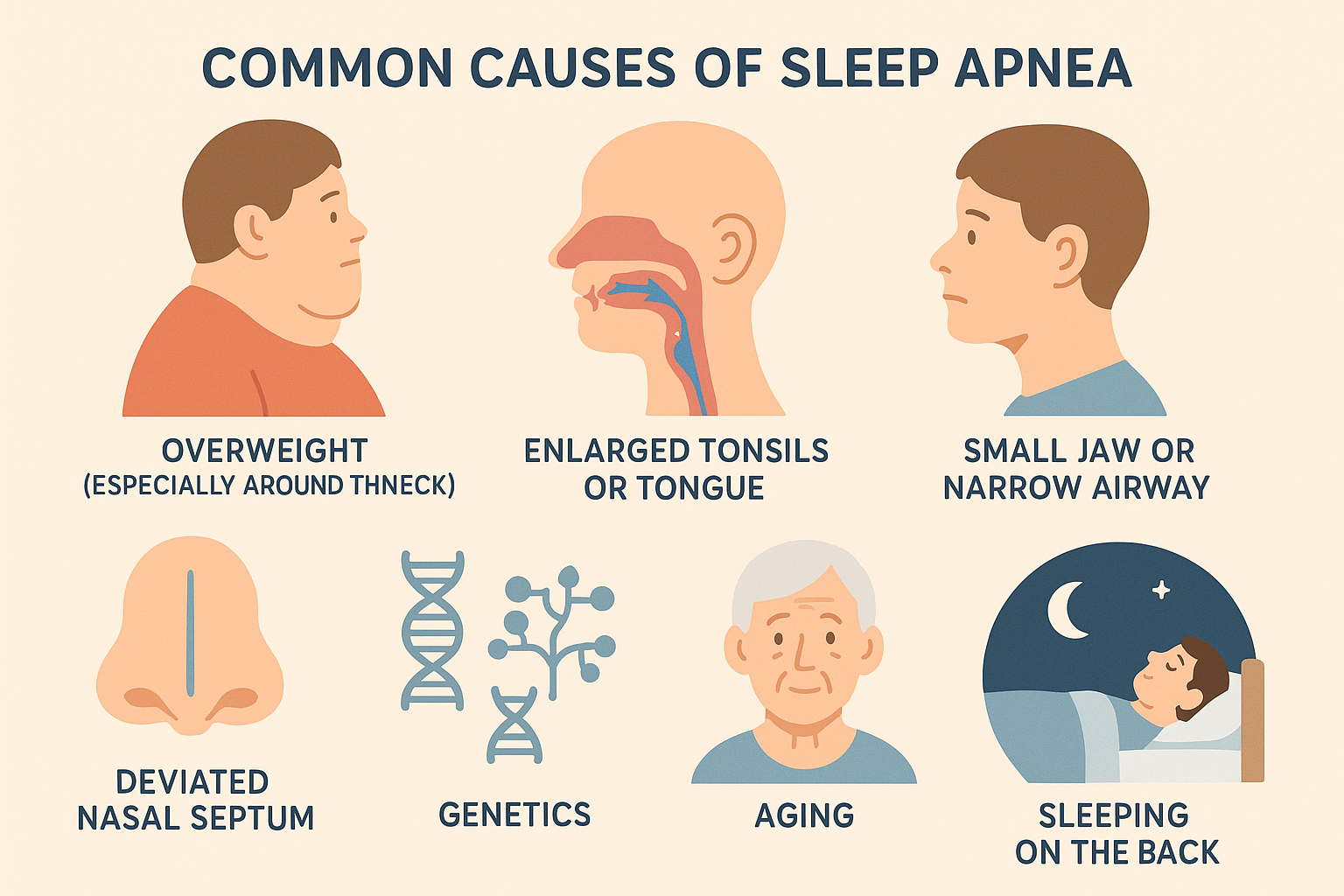 Cause of sleep apnea