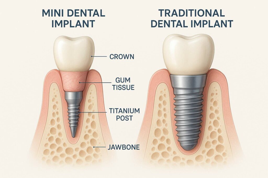 Dental implant comparison
