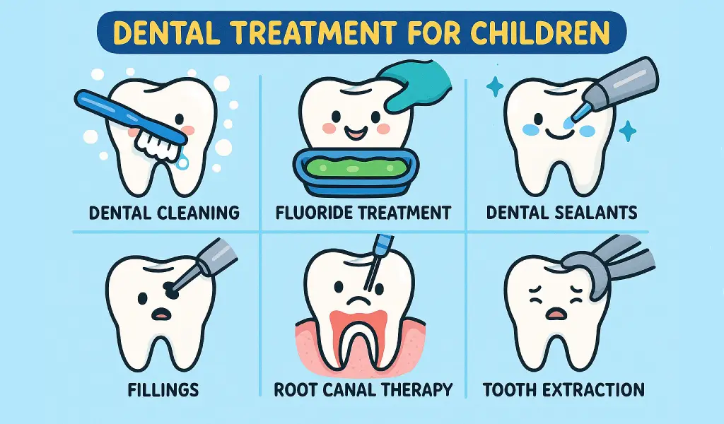Child cavity treatment options
