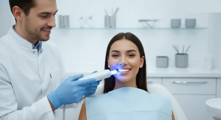 Professional dental whitening