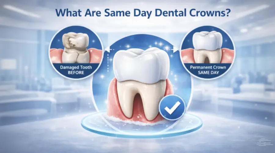 What are same day dental crowns