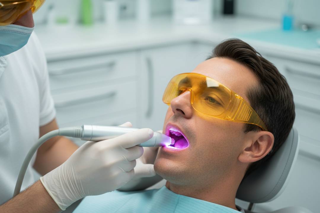 Fotona laser teeth whitening